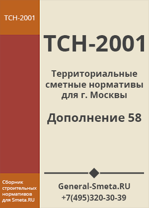 Дополнение №58 ТСН
